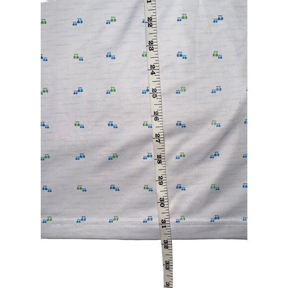 Walter Hagen Polo Shirt Men’s XXL White Golf Print Performance Button Collar - Picture 5 of 6